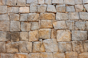 Wall Mural - Surrounding wall of the Royal Enclosure, Hampi, Karnataka, India, Asia