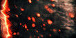 © Nice Seven - black white and red mysterious space dust texture and scratches, grainy, mottled, vintage Film Texture Overlay background