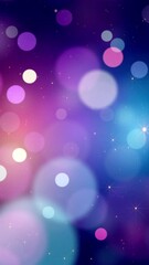 Wall Mural - colorful bokeh circle dust particle effect background