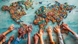 © weerasak - Crosscultural collaboration and international volunteering fueling global workforce development with diaspora networks