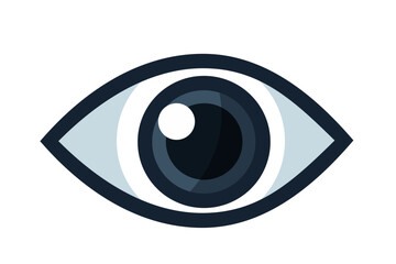 Sticker - vision eye icon, eye logo
