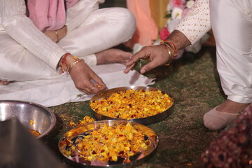 Wall Mural - Indian wedding and rituals image/photos