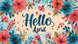 © olegganko - Floral Frame With the Words Hello APR