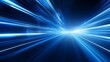 © Elchin Abilov - Background featuring speed light motion lines with flashing rays of light against a dark blue backdrop, depicting night traffic.