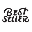 © clelia-clelia - Best Seller text banner. Handwriting Best Seller short phrase. Hand drawn vector art.