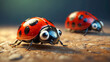 cartoon ladybug cute