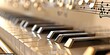 An Elegant Piano Keyboard Highlights the Phrase 'Perfect Intervals', Evoking the Precision and Beauty of Music, Generative AI