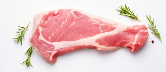 Aufkleber - Tender Grilled Steak Garnished with Fresh Rosemary - Savory Culinary Delight