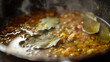 the aromatic bay leaves infusing their essence into a comforting pot of lentil stew