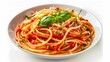 © Matcha_09 - Spaghetti in a dish on a white background