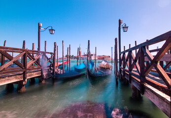 Canvas Print - View at Venice city - Italy