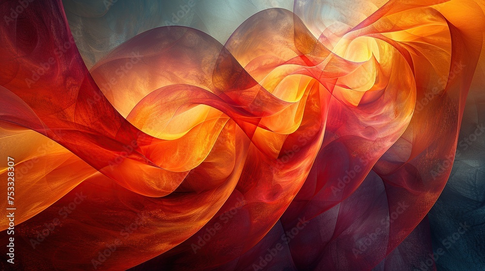 Intriguing Color Images Abstract Symphony: A realistic high-resolution photograph capturing the ...