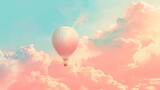 illustration of a hot air balloon