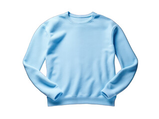 Wall Mural - blue sweater isolated on transparent background, transparency image, removed background