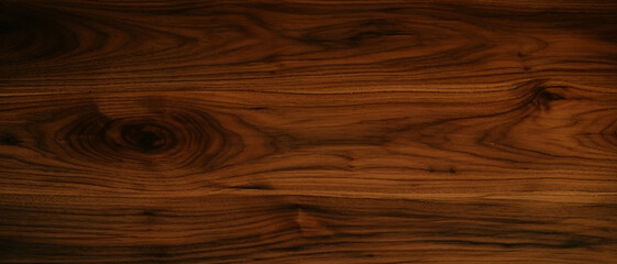 Wall Mural - close up of the old natural walnut wood texture of the dark wood surface background