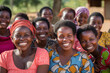 celebrate culture and heritage: photo of group of african women in a village community