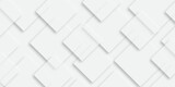 Fototapeta  - Abstract gray geometric modern rectangle background Neomorphs design. rectangle shape overlap design abstract Minimal style white neomorphism website banner, Vector business presentation background.