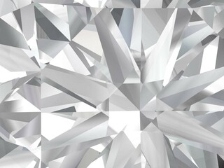 Poster - Realistic diamond texture close up, 3D illustration. (high resolution 3D image)