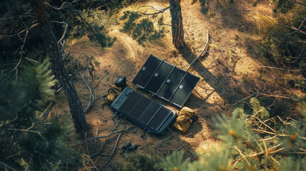 The power stations foldable solar panels allow for ecofriendly charging options making it a great addition to any outdoor adventure.