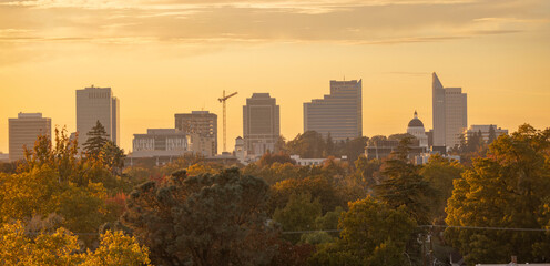 Canvas Print - city skyline