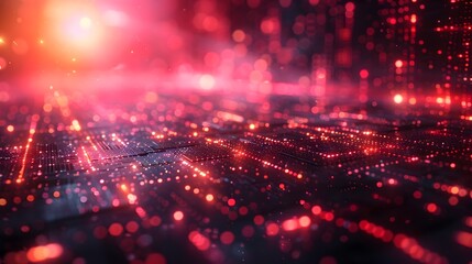 Aufkleber - Abstract Digital Technology Background