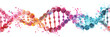 Colorful DNA banner