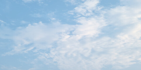 Wall Mural - Beautiful clouds and bule sky. Bule sky and white cloud. Blue sky and white clouds background. 