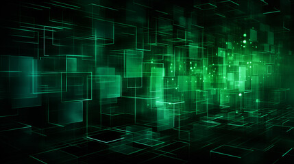 Matrix Green background