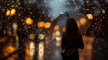Person In The Rain