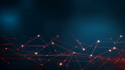 Cyberspace grid background, blockchain and abstract technology background