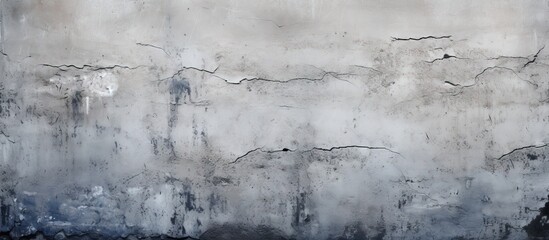 Poster - Abstract Artistic Expression: Weathered Wall with Cracked Paint and Textured Surface