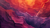 Fototapeta  - Red Canyon Abstract Layers