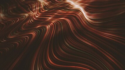 Poster - Abstract Streaming Lines Background/ Animation of an abstract background of flowing and streaming light strings with depth of field