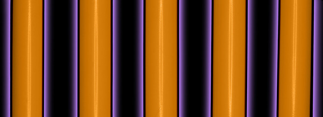 Poster - Vertical stripes pattern banner in bold colors