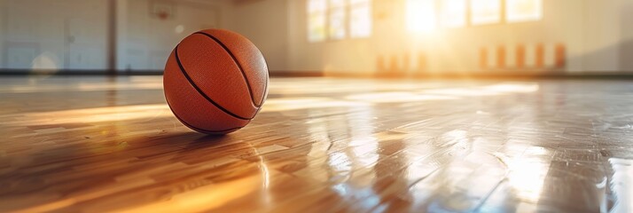 Poster - Abstract sports background with blurred effect for advertising, copy space for text