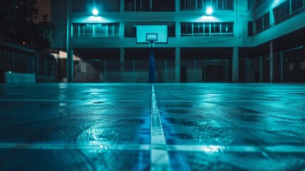 Poster - Blurred abstract sports background for advertising with copy space for text placement