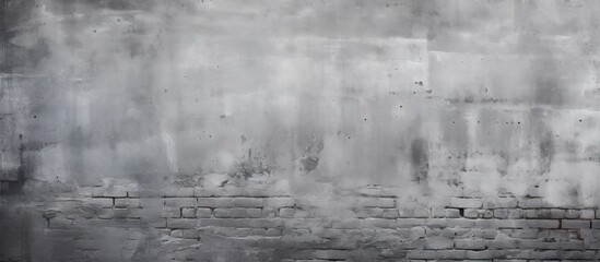 Aufkleber - Contemporary Brick Wall Renovation Featuring White and Gray Paintwork
