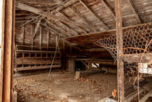 Inside The Chicken Coop At An Abandoned Farm In The Delaware Water National Recreation Area