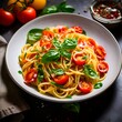 healthy pasta food