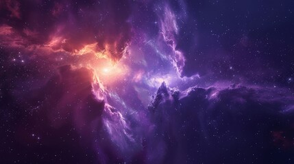 Wall Mural - a dreamy star nebula background, ideal for otherworldly designs, magical posters, or as a captivatin