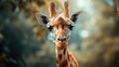 a cinematic and Dramatic portrait image for giraffe