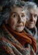 Elderly people in a nursing home