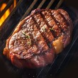© Jawed Gfx - Grill magic Beef flank steak in close up, cooking with mouthwatering aroma For Social Media Post Size