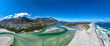 Panorama of the Klein River Lagoon, Hermanus, Western Cape Province