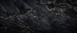 Black marble texture with organic pattern for background or artistic design