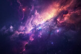 Fototapeta Kosmos - Breathtaking Space Scenery, Beautiful Universe, Generative AI