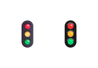 Vertical traffic light