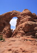 Une arche dans le Parc National des Arches dans l'Utah aux Etats-Unis