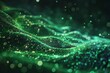 © Naret - AI in customer insights glowing green data