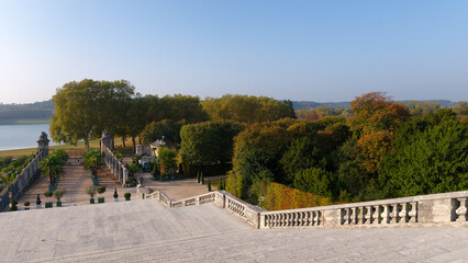 Poster - Orangery staircase of a hundred steps in the Versailles gardens